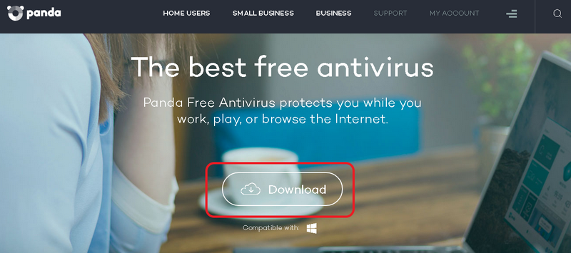 Скачиваем инсталлятор Panda Free Antivirus