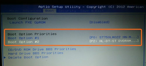 Приоритет загрузки устройств в BIOS