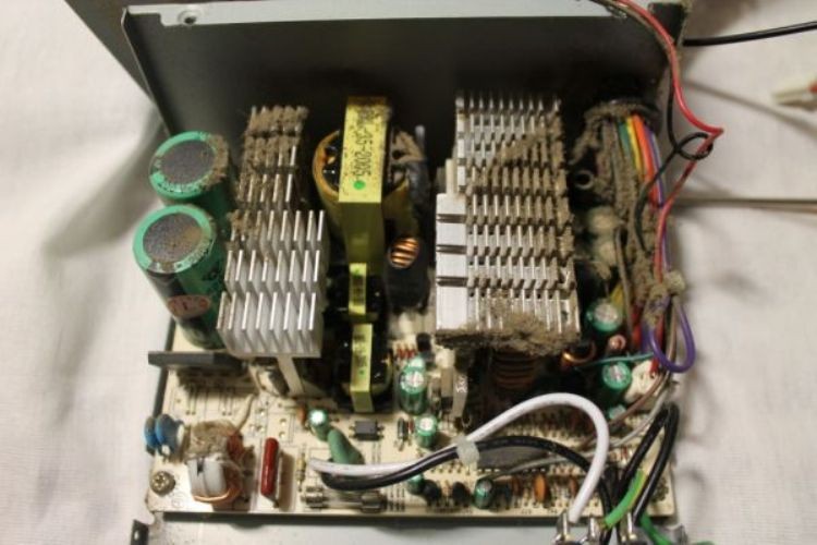 Чистка блока питания