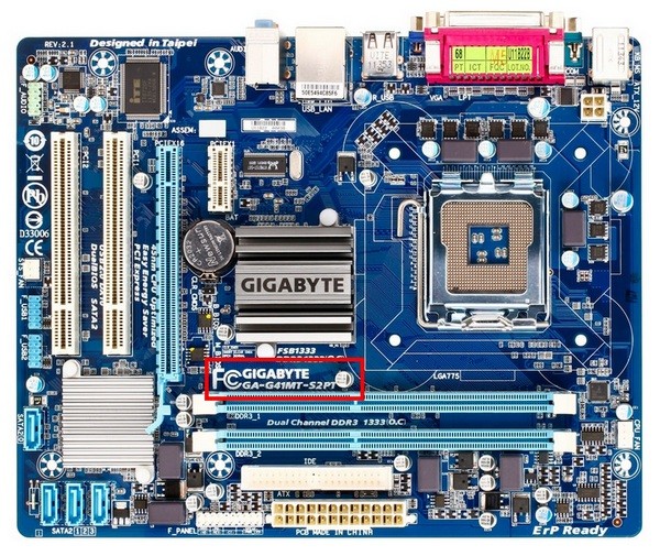 Модель Gigabyte GA-G41MT-S2PT